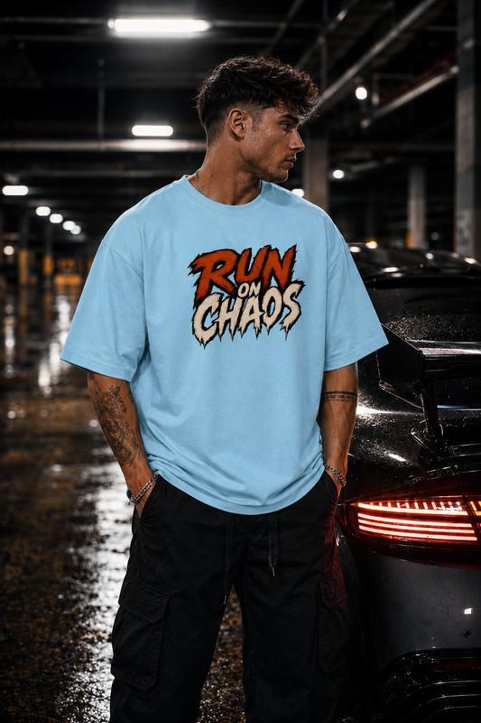 Run On Chaos – Oversized T-Shirt