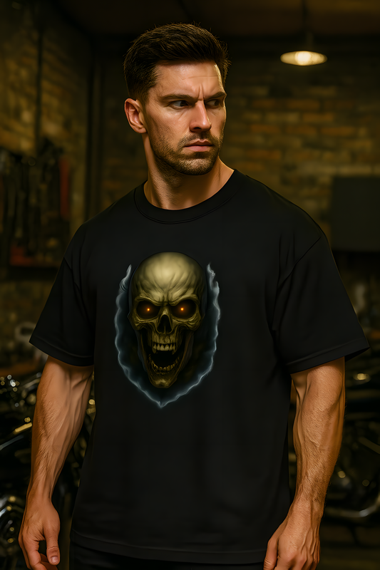 Dark Skull Oversized T-Shirt