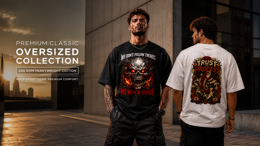 Premium Classic Oversized T-Shirts (240 GSM): Heavyweight Streetwear That Makes a Statement