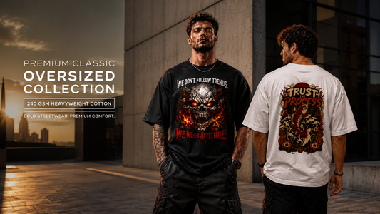 Premium Classic Oversized T-Shirts (240 GSM): Heavyweight Streetwear That Makes a Statement