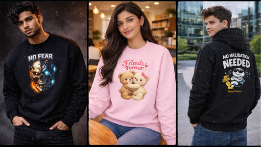 FunnyFusion Winter Collection — Hoodies & Sweatshirts