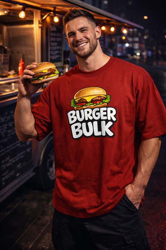 Burger Bulk Typography Tee