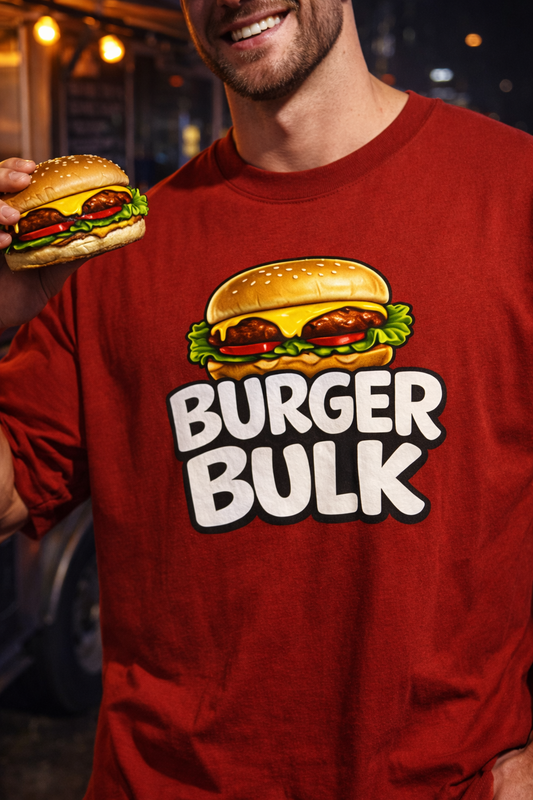 Burger Bulk Typography Tee
