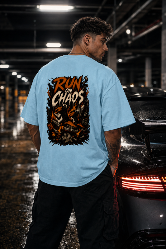 Run On Chaos – Oversized T-Shirt