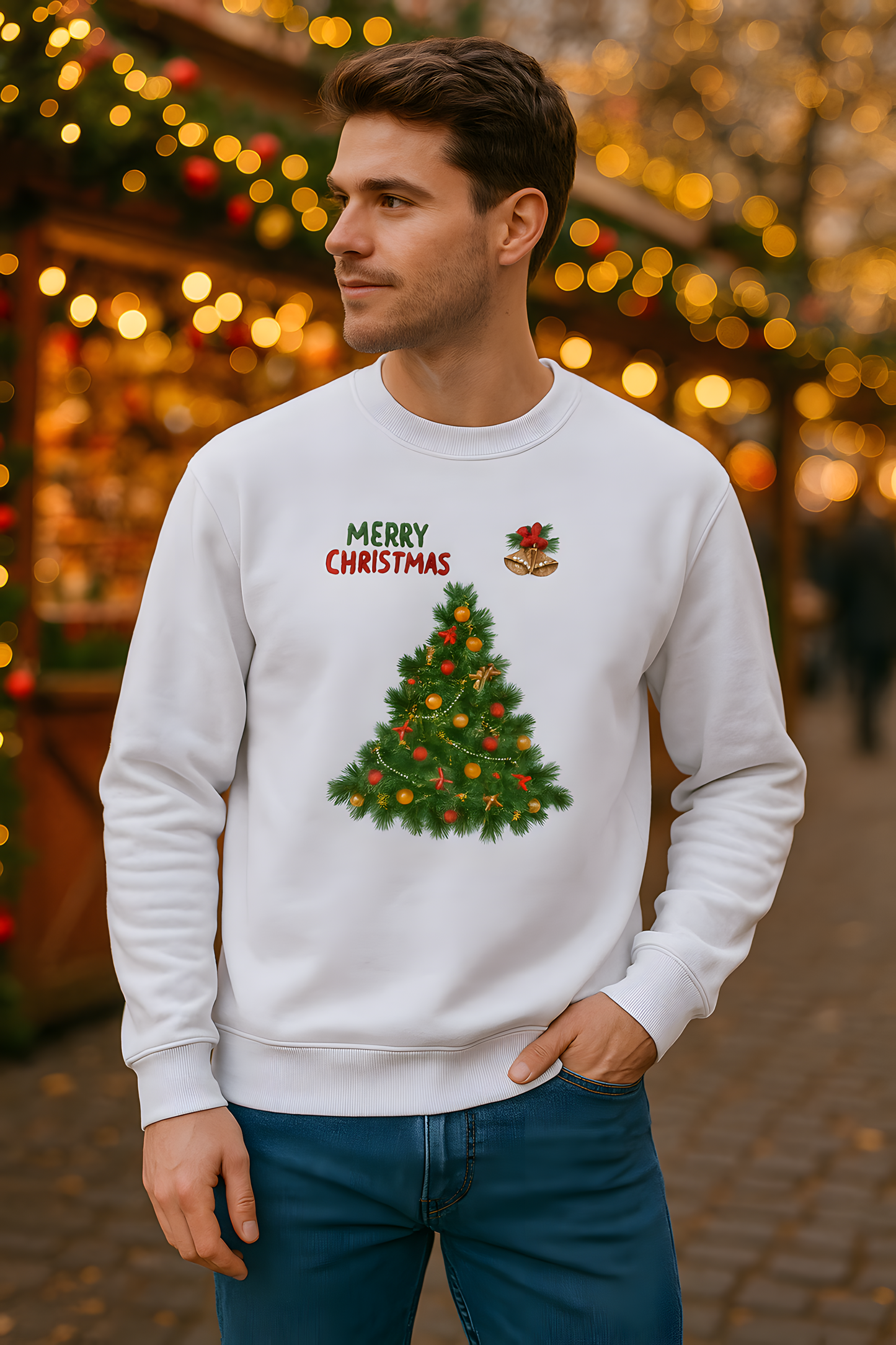 Merry Christmas Tree Sweatshirt