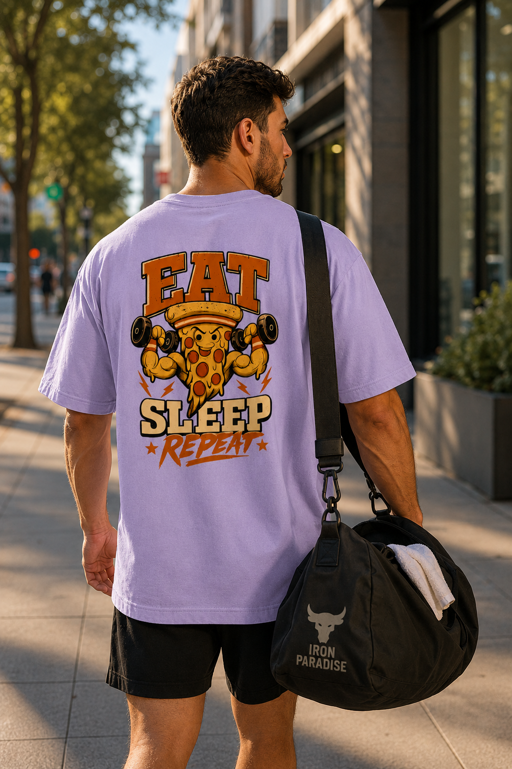 Eat Sleep Repeat – Oversized T-Shirt
