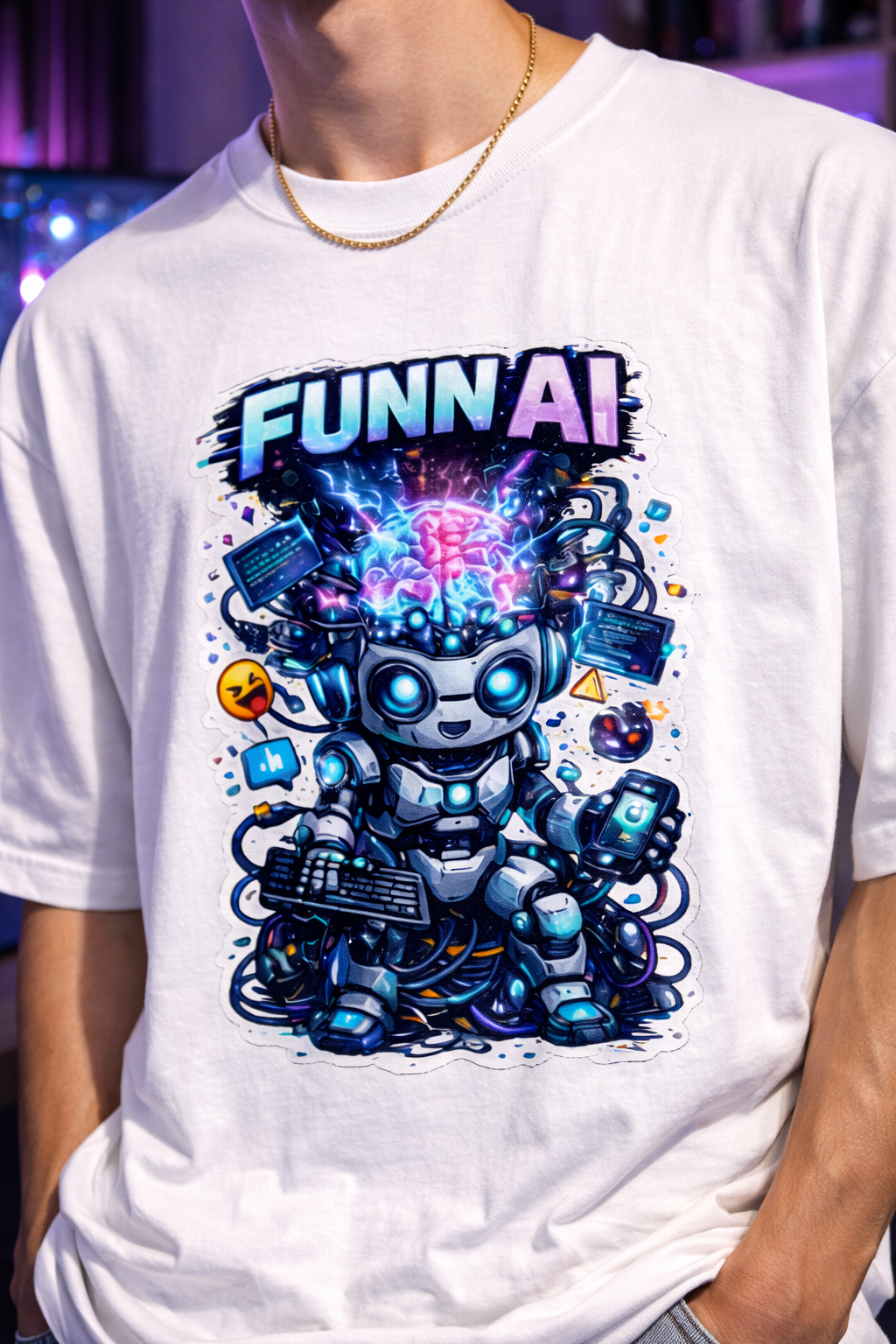 FUNN AI Oversized T-Shirt