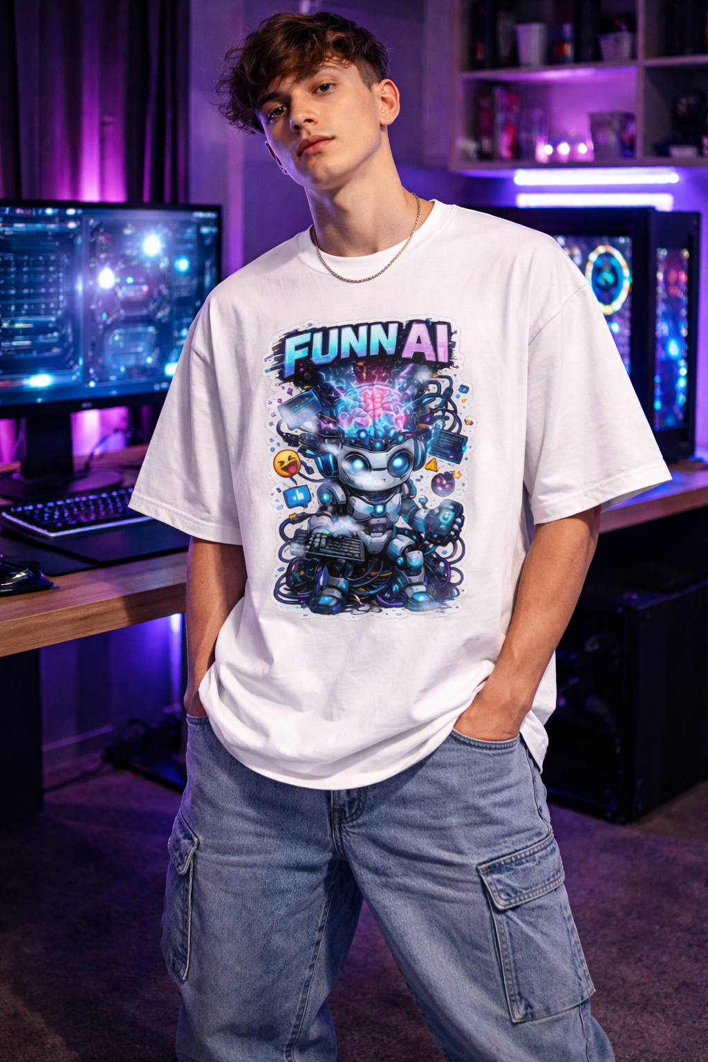 FUNN AI Oversized T-Shirt
