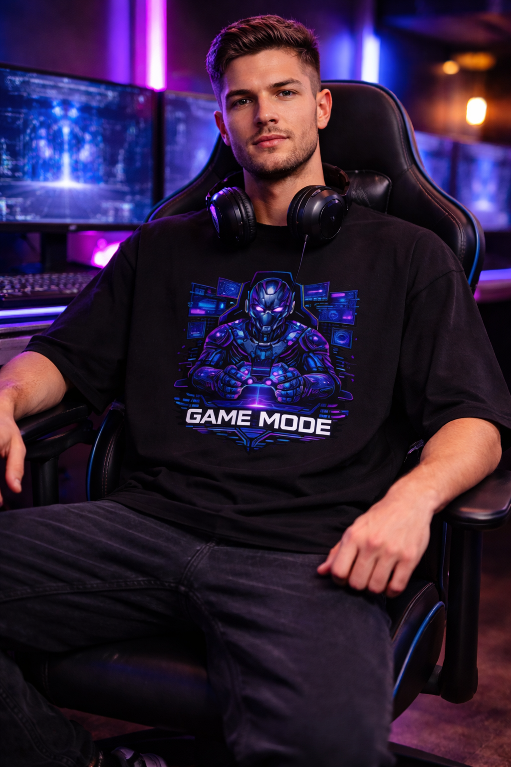 Game Mode Oversized T-Shirt