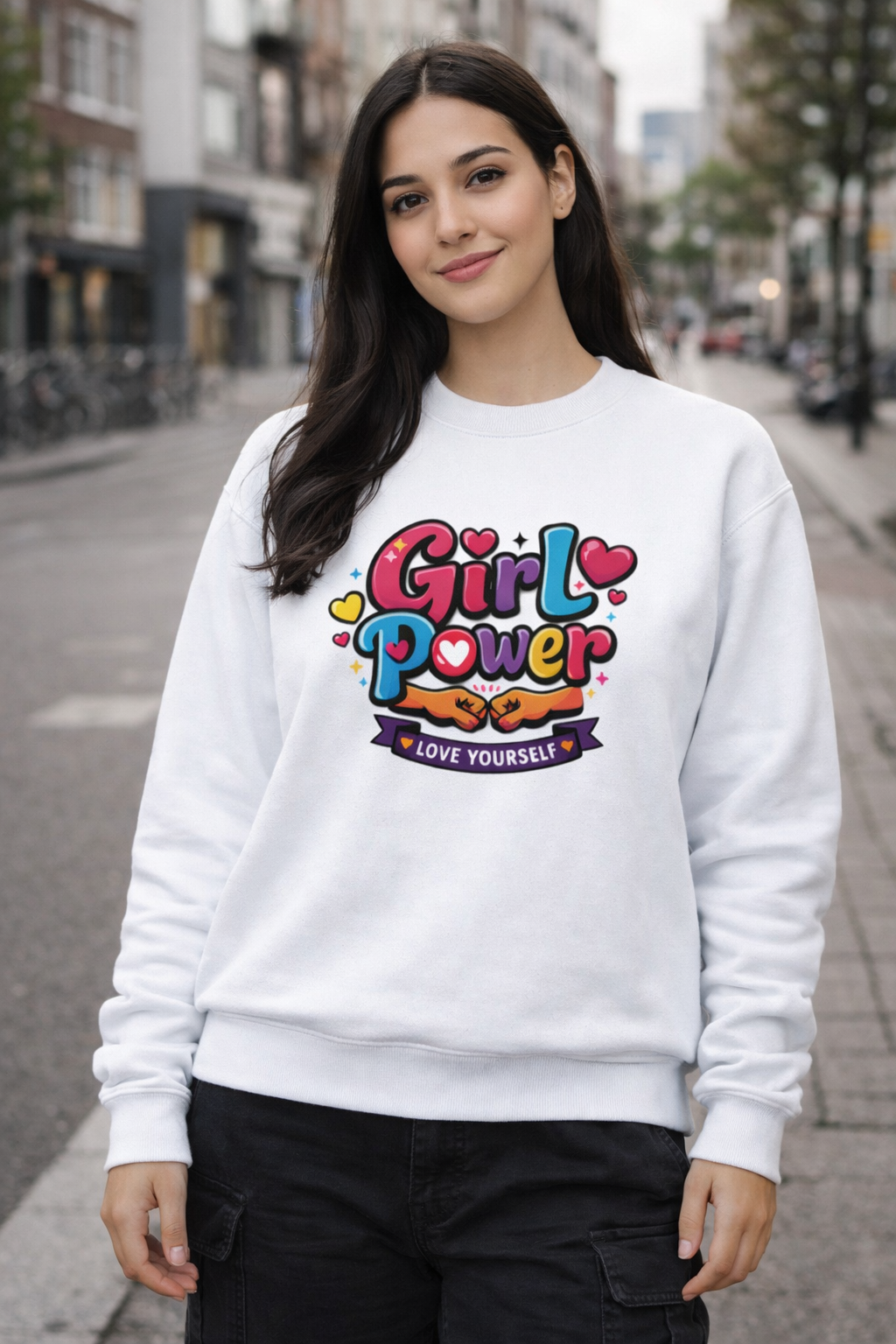 Girl Power Love Yourself Sweatshirt