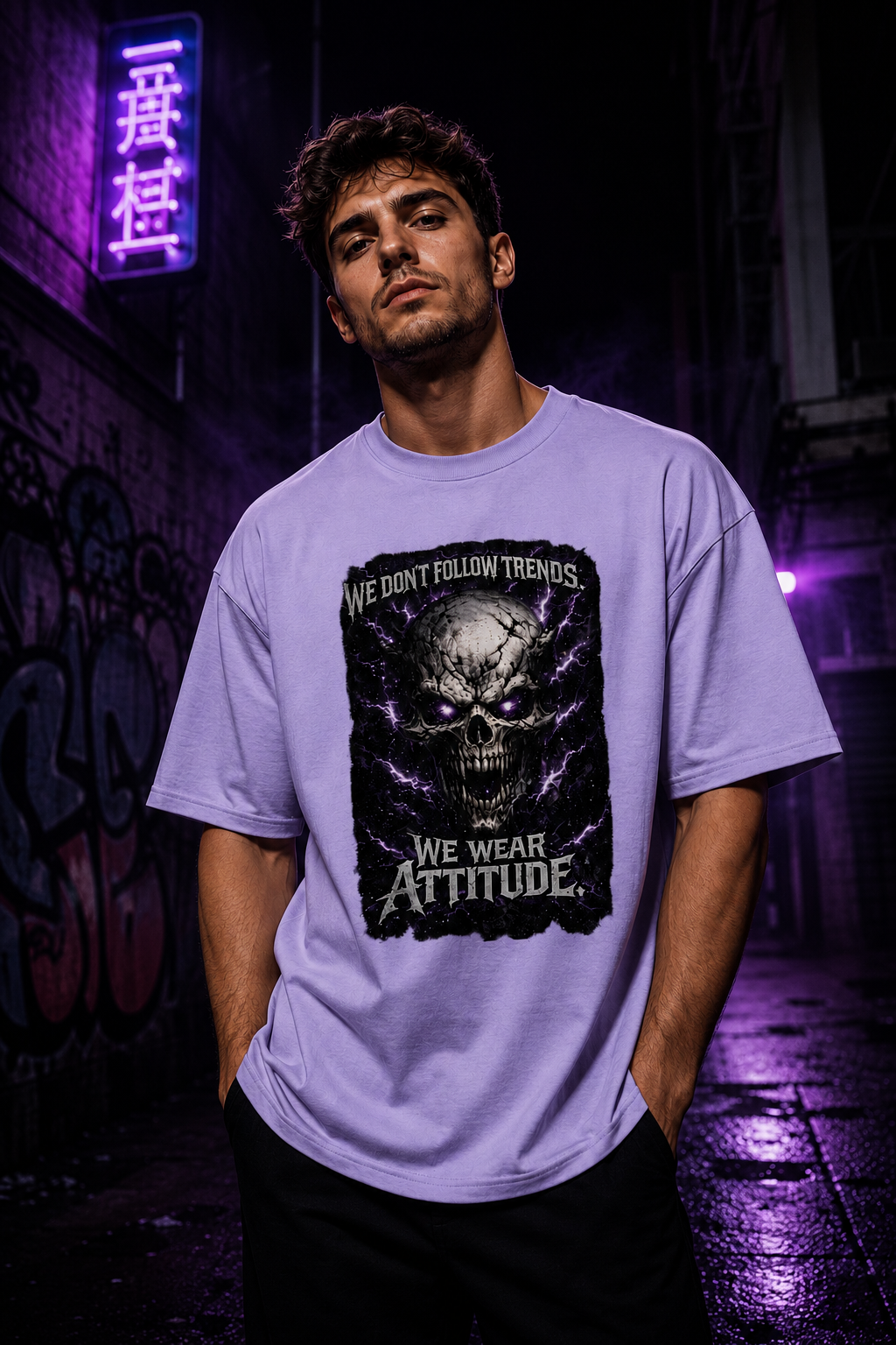 WEAR THE ATTITUDE – Oversized T-Shirt