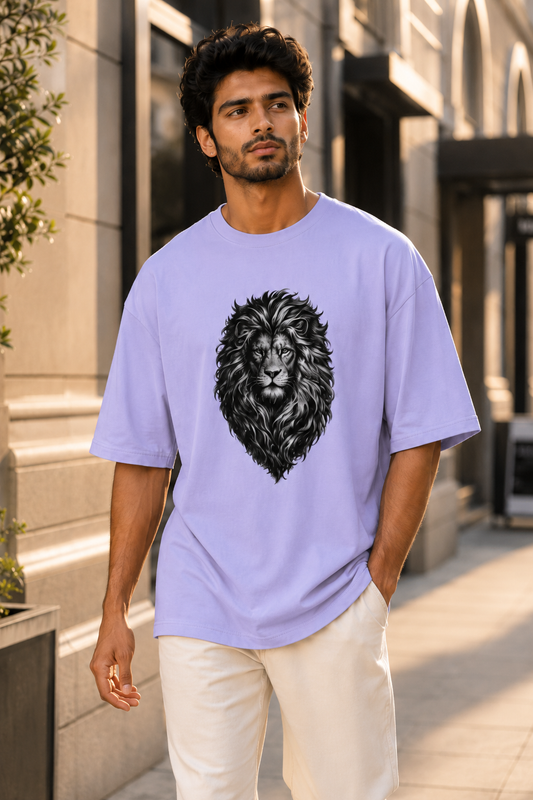 Lion Sketch – Oversized T-Shirt