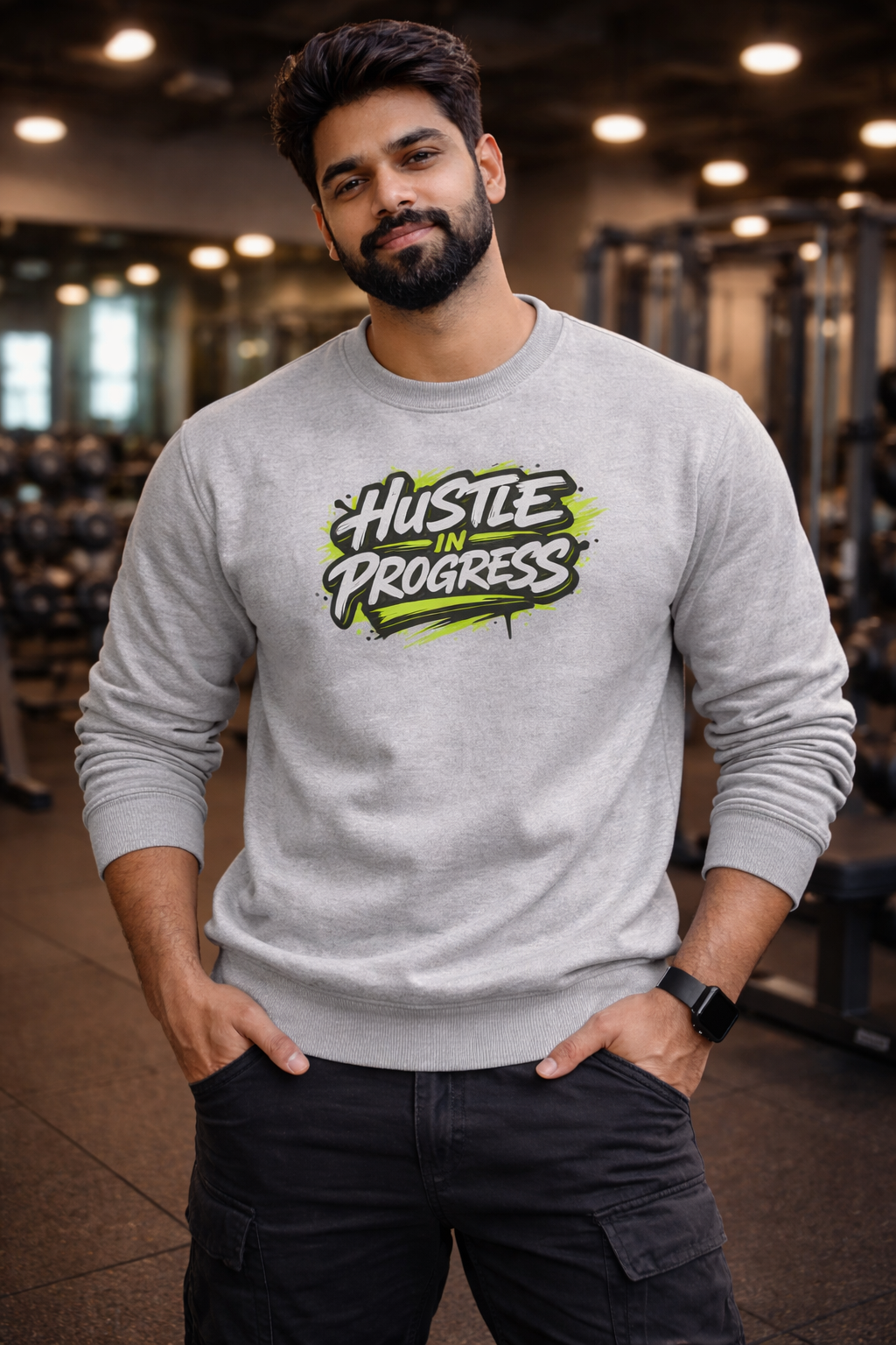 Hustle In Progress Sweatshirt