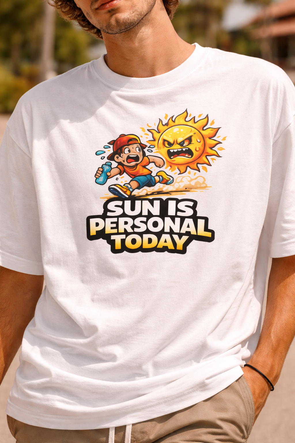 Sun Is Personal Today Oversized T-Shirt