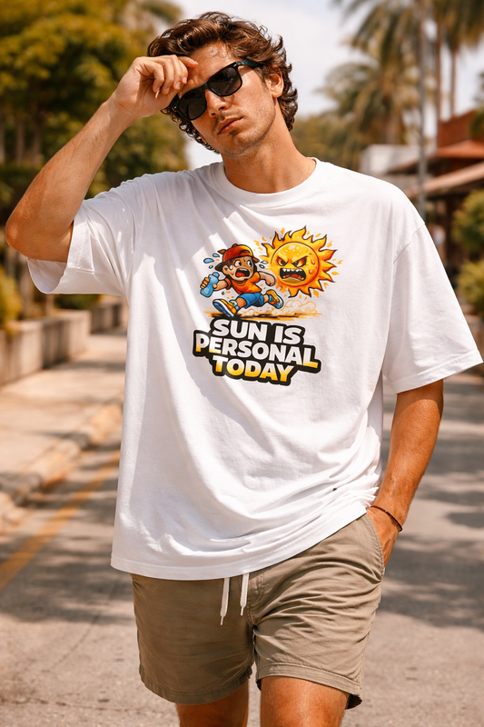 Sun Is Personal Today Oversized T-Shirt