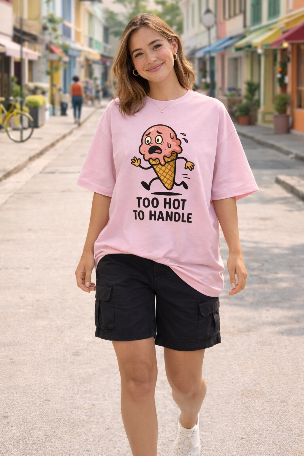 Too Hot To Handle Oversized T-Shirt