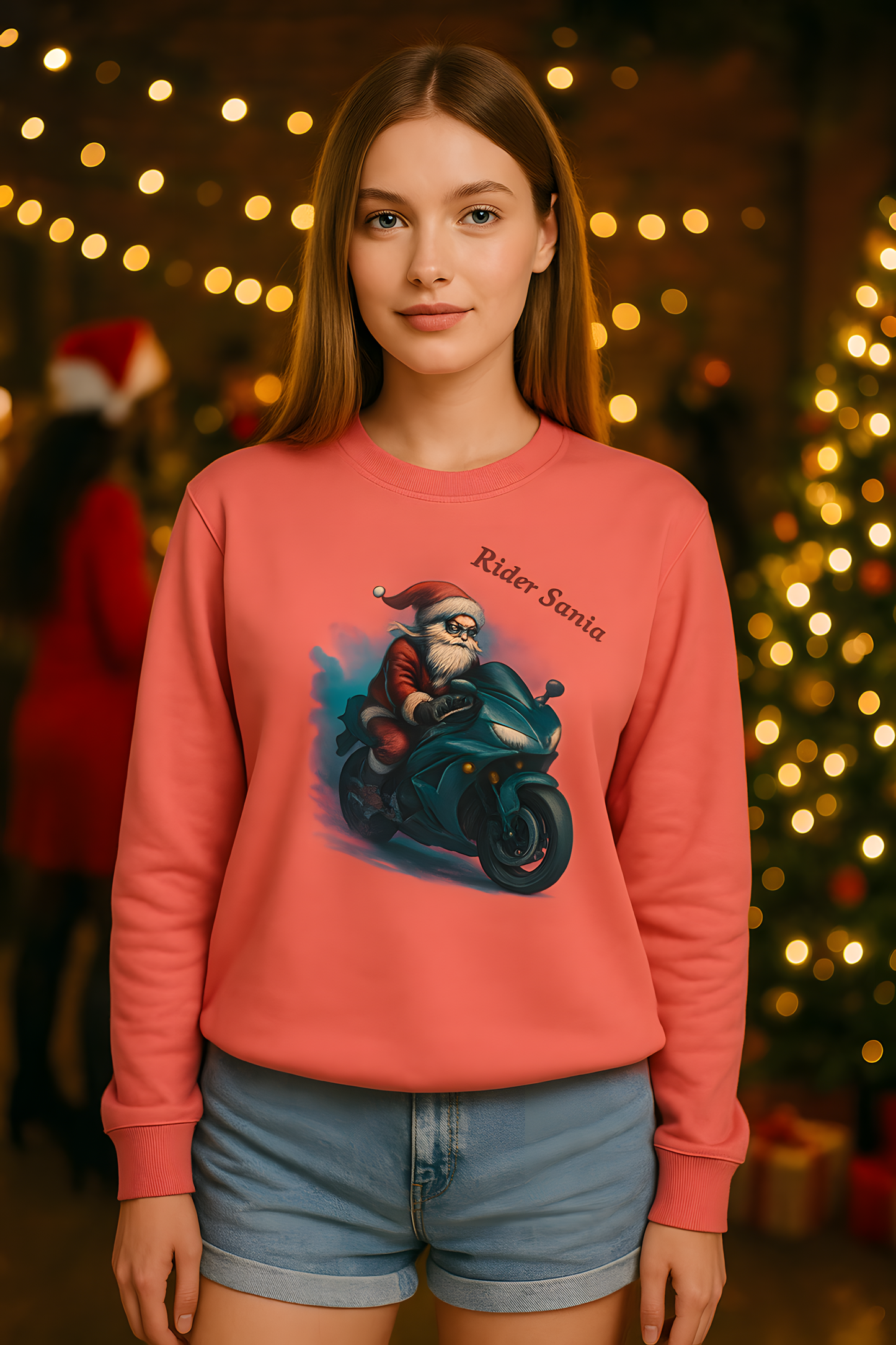 Rider Santa Sweatshirt
