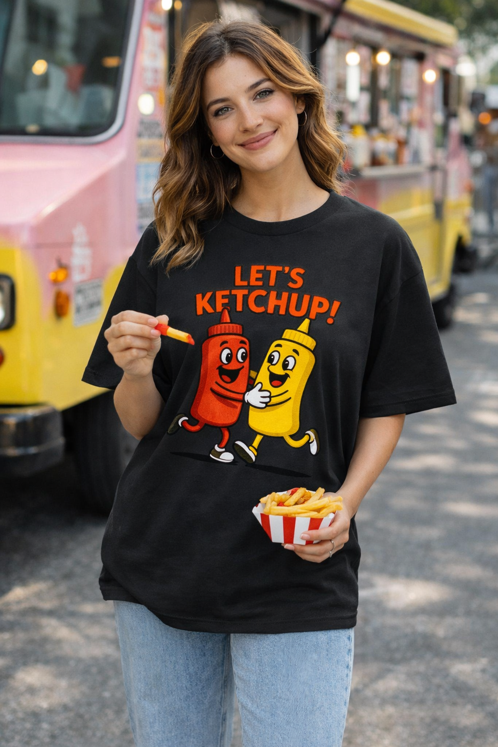 Let’s Ketchup Oversized T-Shirt