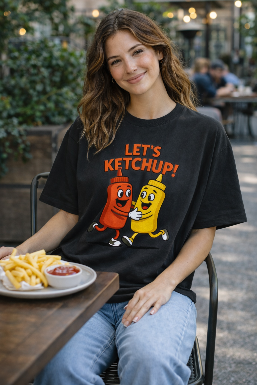 Let’s Ketchup Oversized T-Shirt
