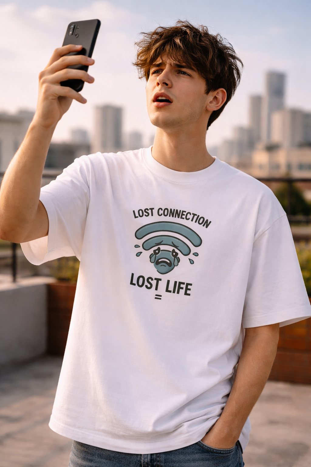 Lost Connection Oversized T-Shirt