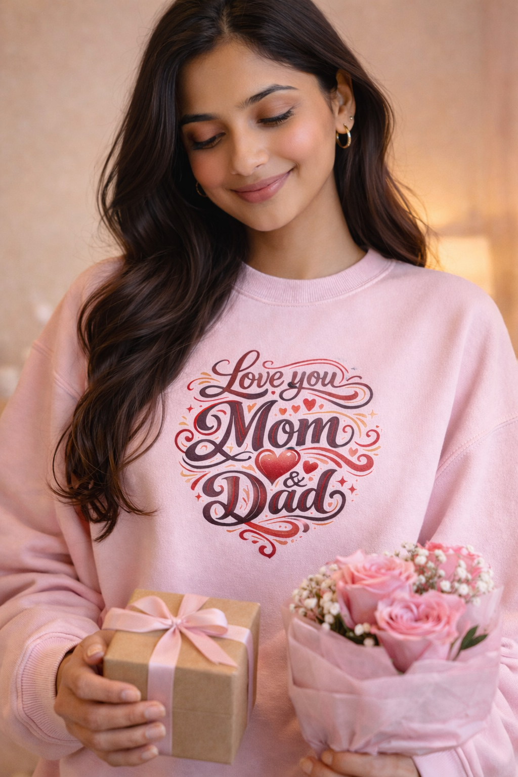 Love You Mom & Dad Sweatshirt