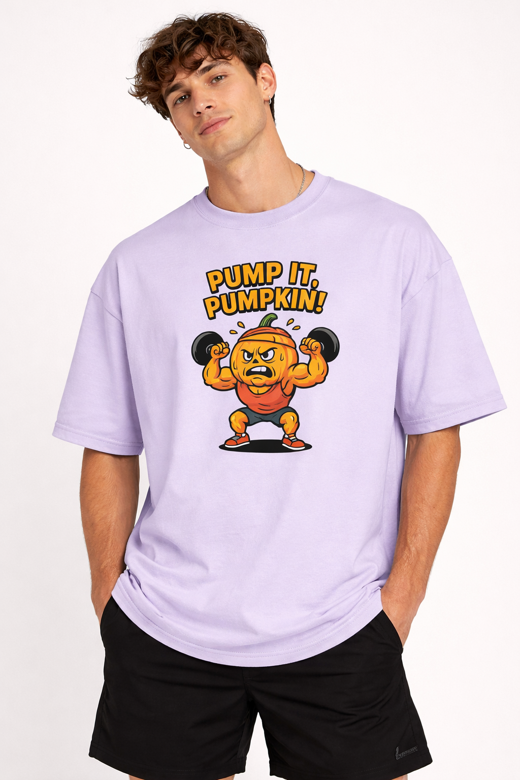 Pump It Pumpkin Oversized T-Shirt