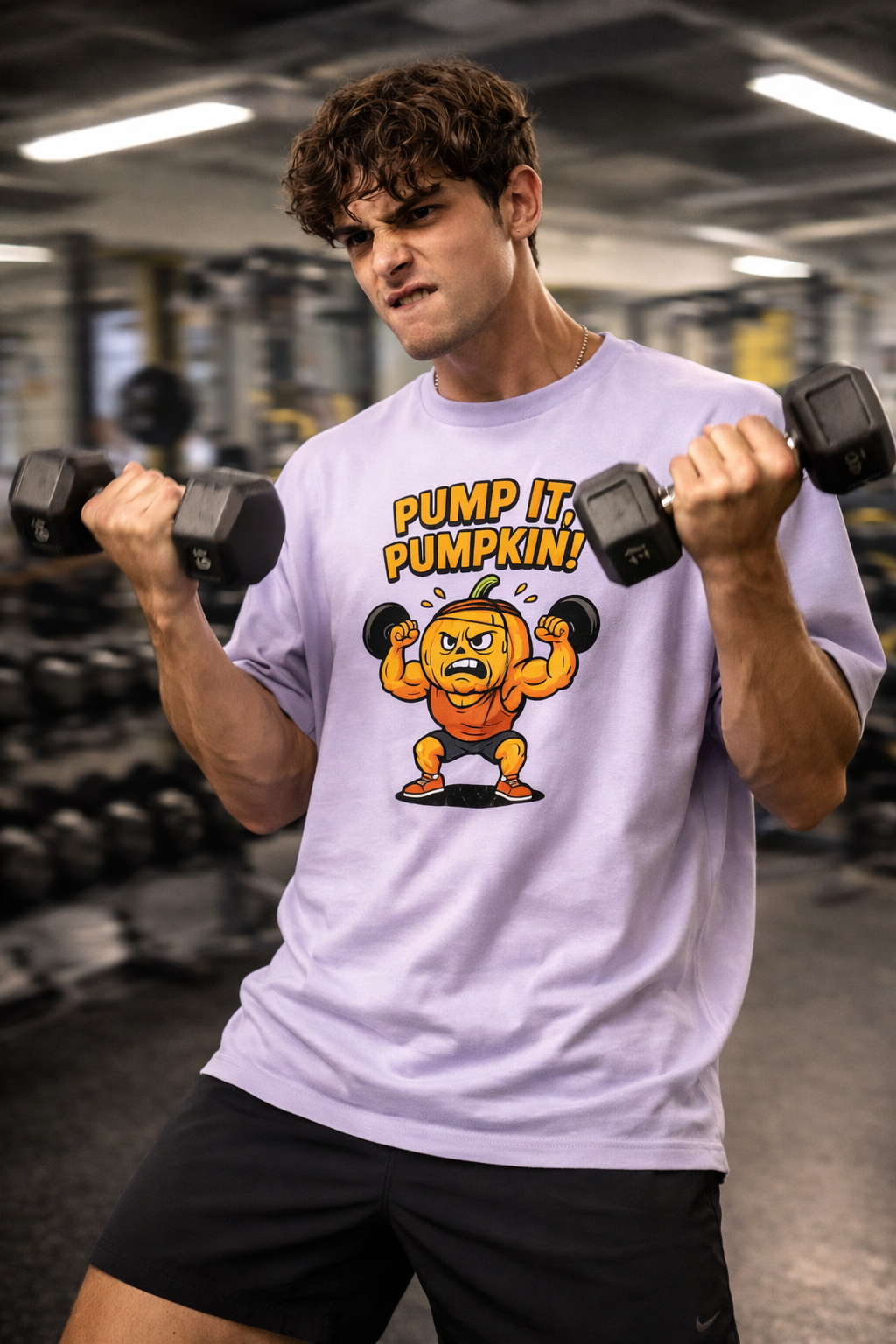 Pump It Pumpkin Oversized T-Shirt