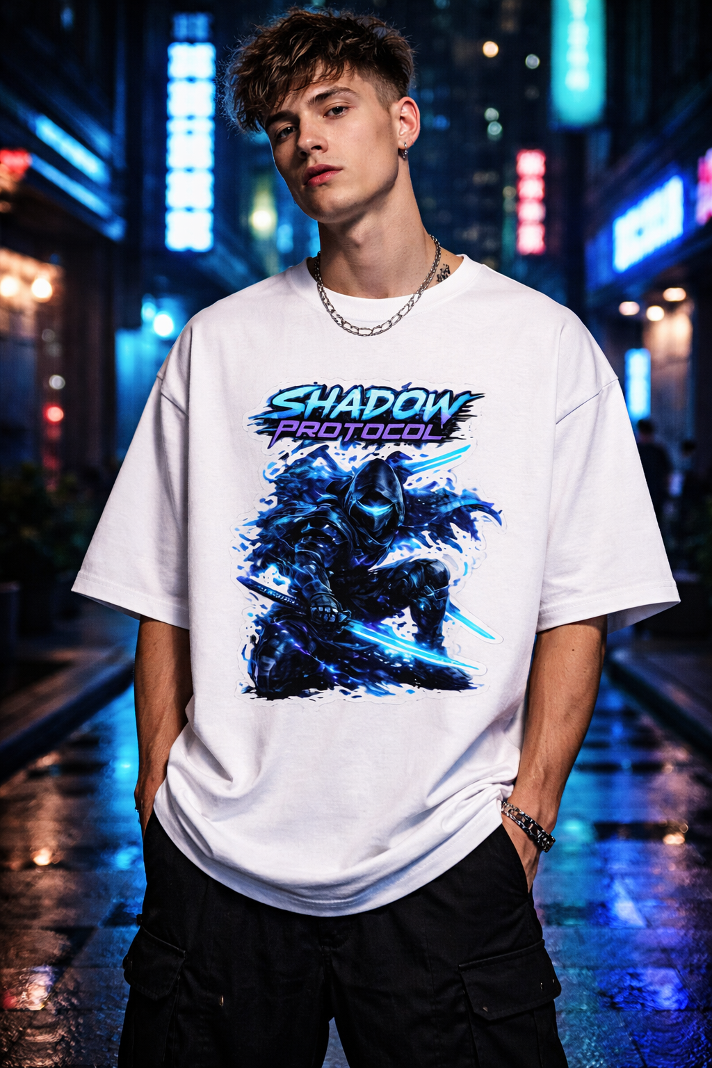 Shadow Protocol Oversized T-Shirt