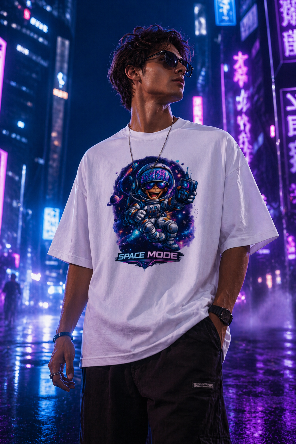 Space Mode Oversized T-Shirt