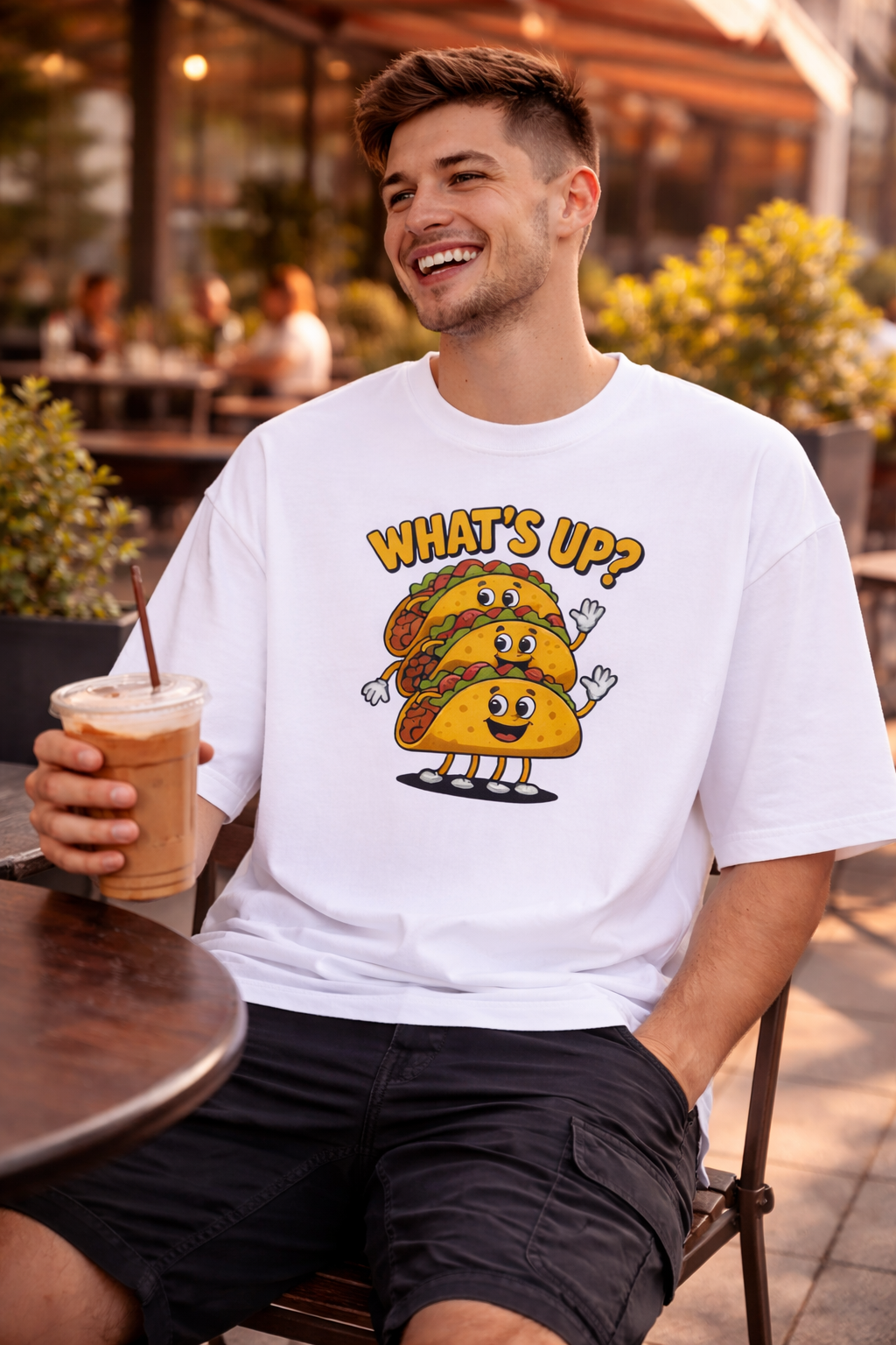 What’s Up Oversized T-Shirt